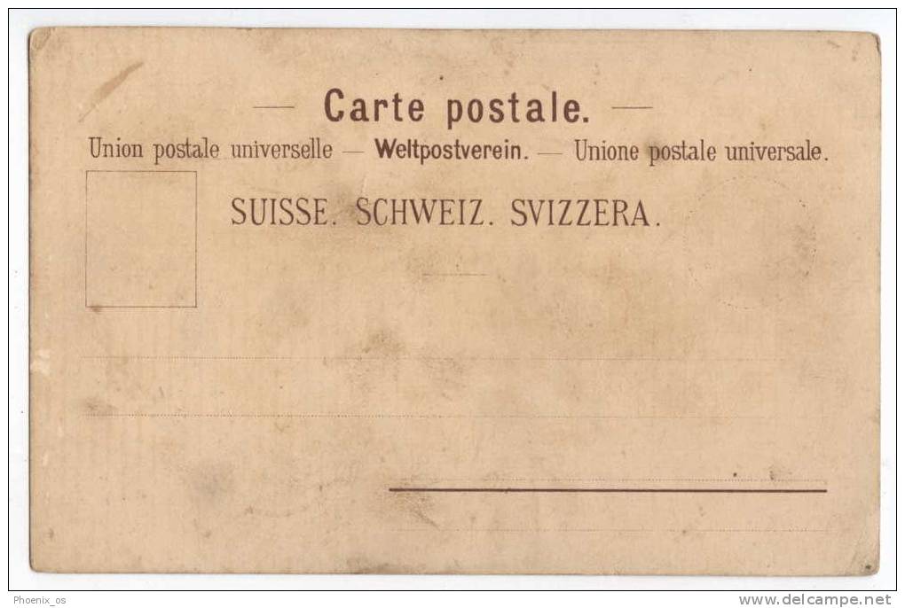 SWITZERLAND - HEIDEN, Pension Nord, Litho, Old Postcard - Heiden