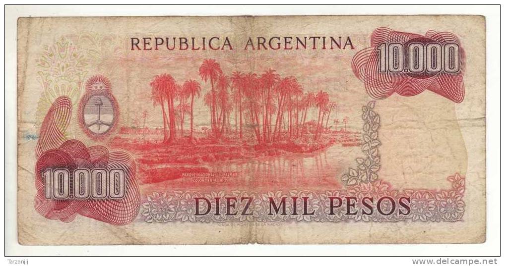 Billet De 10000 Pesos Argentine Argentina - Argentina