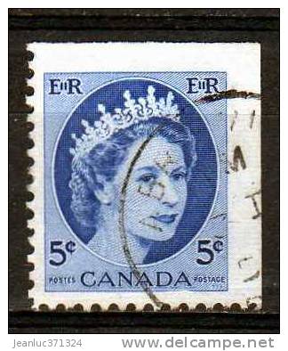N° 271a O Y&T 1954 Elizabeth II - Oblitérés