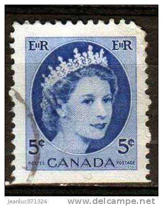 N° 271a O Y&T 1954 Elizabeth II - Oblitérés