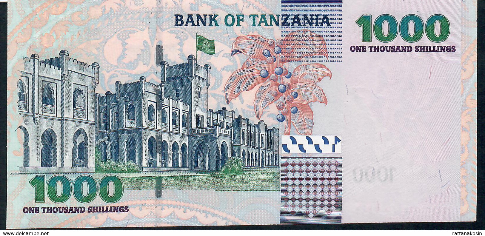 TANZANIA  P36a  1000 SHILLINGS 2003 #BD   UNC. - Tanzanie
