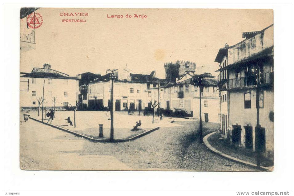 PORTUGAL - CHAVES  [019] - LARGO DO ANJO - CASTELO - Vila Real