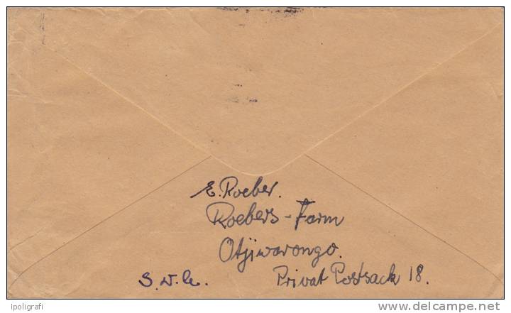 South-West Africa (Namibia) - 1947 - Air Mail Letter To Germany (Russ. Zone) - Namibie (1990- ...)