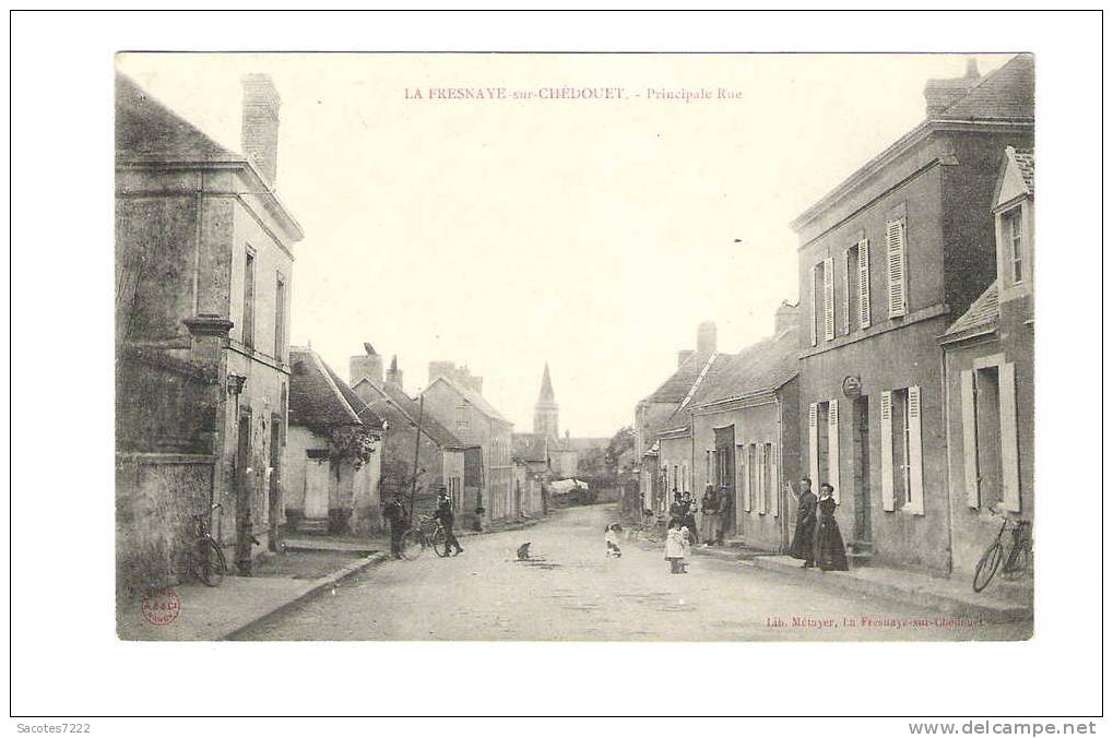 LA FRESNAYE SUR CHEDOUET -  Rue Principale - La Fresnaye Sur Chédouet