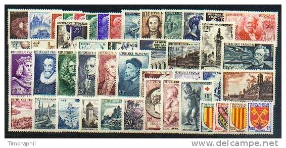 Année Complète 1955 Neuve*:  COTE= 145 Euros !!! - 1950-1959