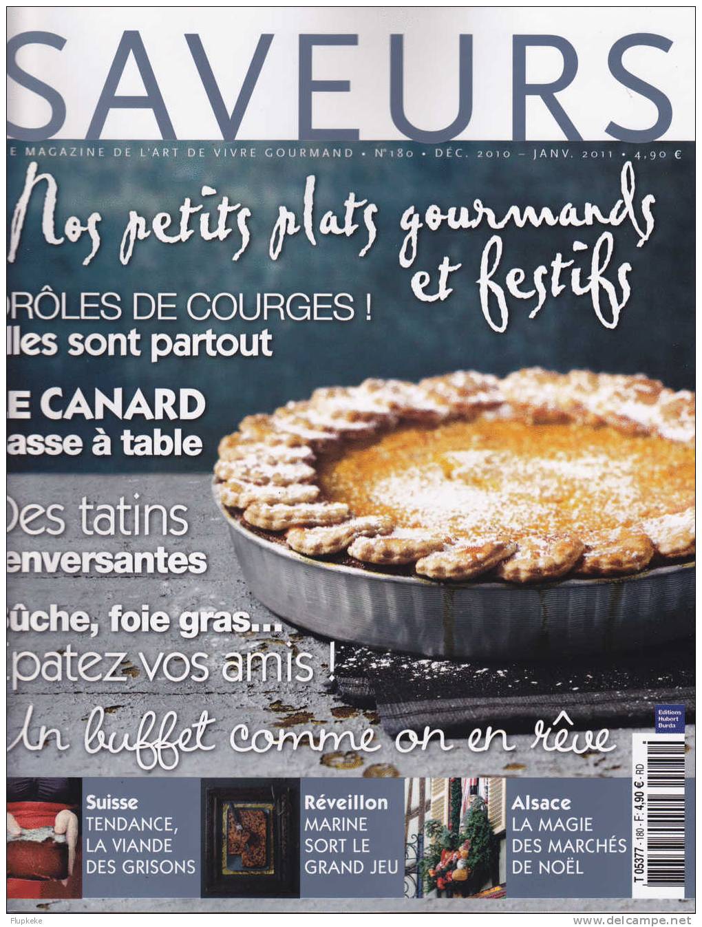 Saveurs 180 Décembre 2010-janvier 2011 - Koken & Wijn