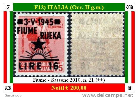 Italia-F00012 - Occ. Yougoslave: Fiume