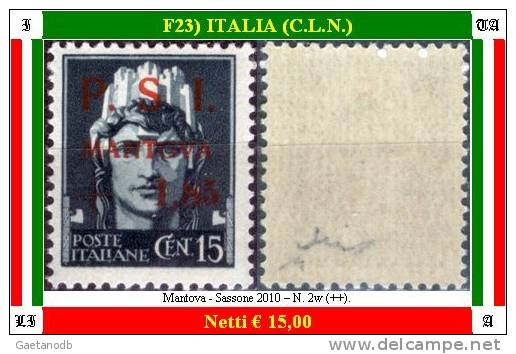 Italia-F00023 - Mantova 1945 (++) MNH - Varietà - Qualità A Vostro Giudizio. - Local And Autonomous Issues