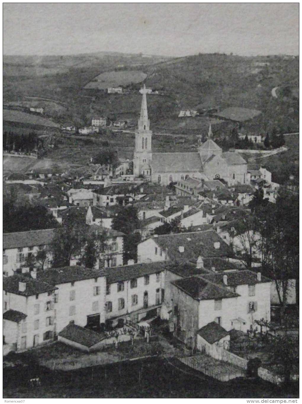 HASPARREN - Vue Générale Prise Du Calvaire - Correspondance Du 22 Janvier 1921 - Hasparren