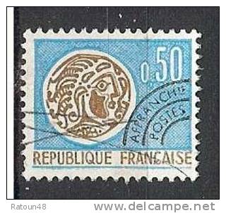 Timbre  Oblitéré  -type Monnaie  Gauloise  - N° 128 - 1964-1988