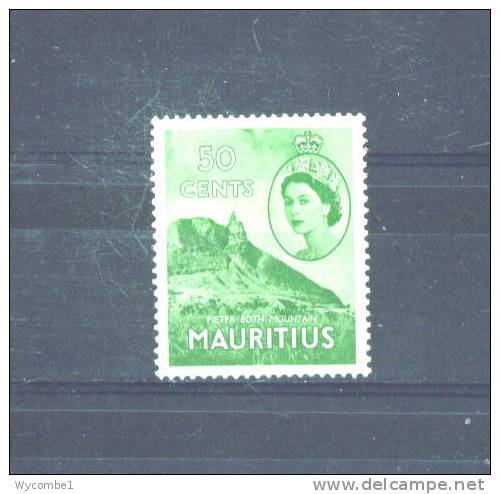 MAURITIUS - 1953  Elizabeth II  50c  MM - Mauritius (...-1967)
