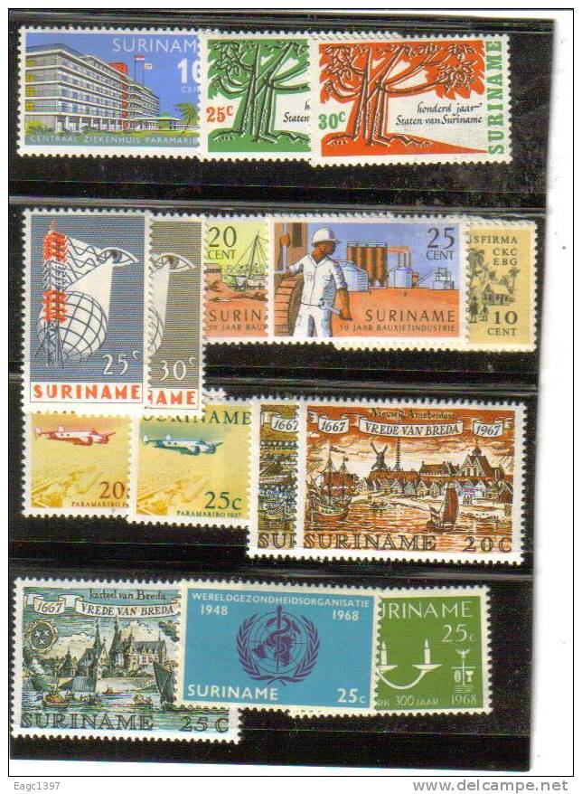 Surinam     # 331+ MH   SCV $2.70 - Surinam ... - 1975
