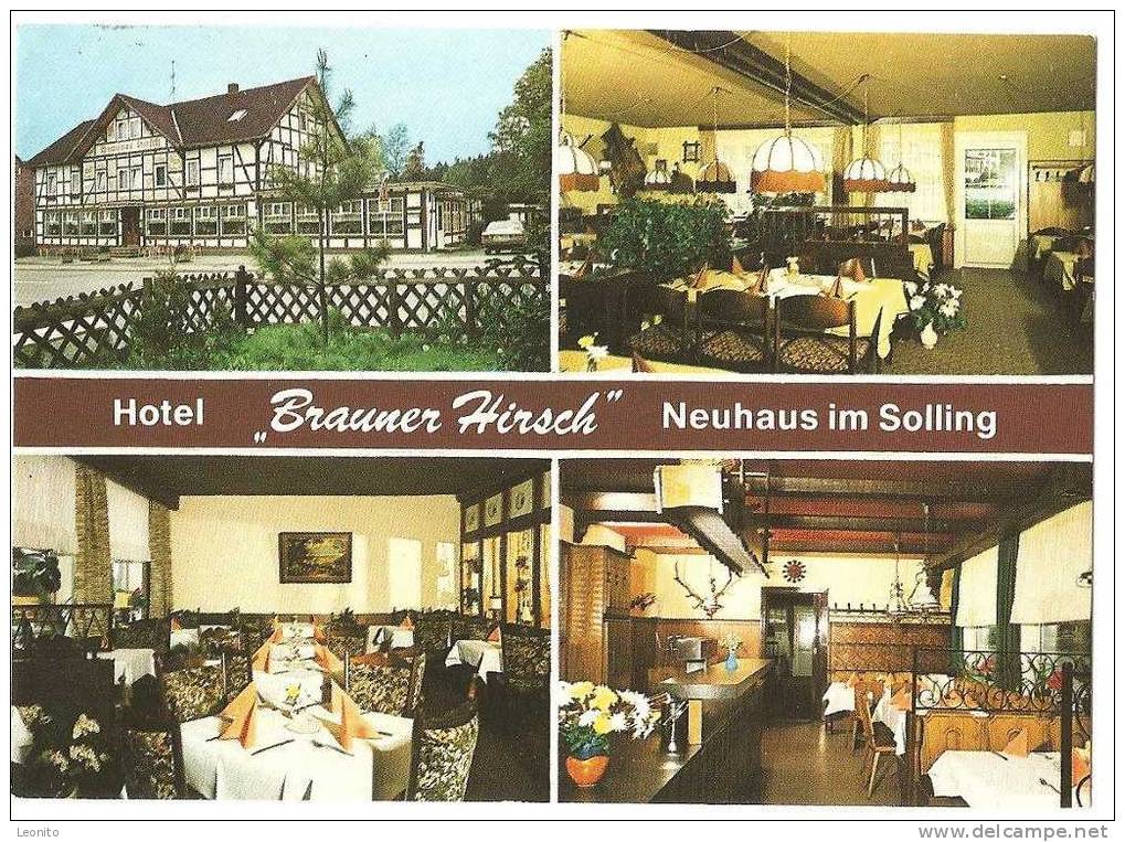 Hotel Brauner Hirsch Neuhaus Im Solling Holzminden 1987 - Holzminden