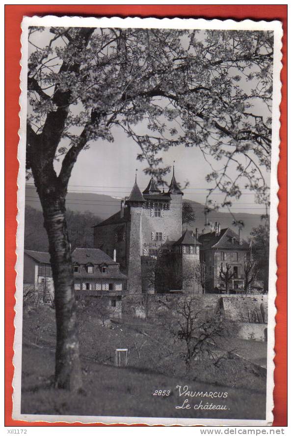 G1122 Vaumarcus Le Château.Visa Censure Militaire 1939.Non Circulé. Perrochet 2853 - Vaumarcus