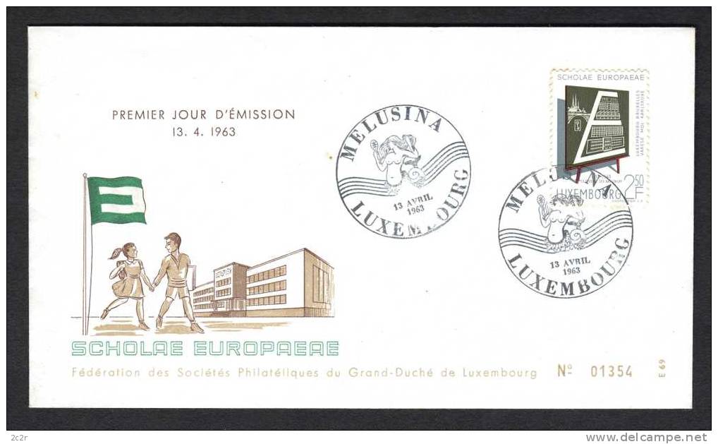 Luxembourg - N° 620 Sur Lettre FDC - FDC