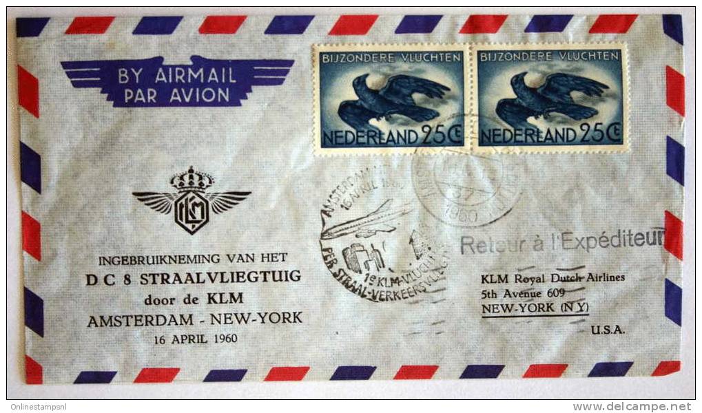 KLM Proefvlucht 6-10-46 Zuid Afrika Holland-Afrika Lijn Nr 2 - Poststempel