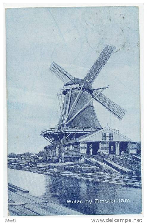Molen Bij Amsterdam 1907 - Amsterdam