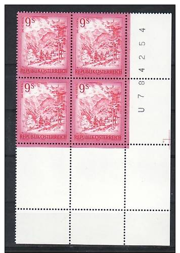 Österreich Nr. 4x 1730   Rand  ** ( V7087  ) Siehe Scan - Ungebraucht