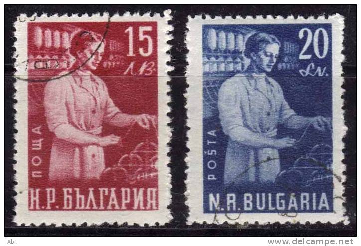 Bulgarie 1951 N°Y.T. ;  683 Et 685 Obl. - Used Stamps