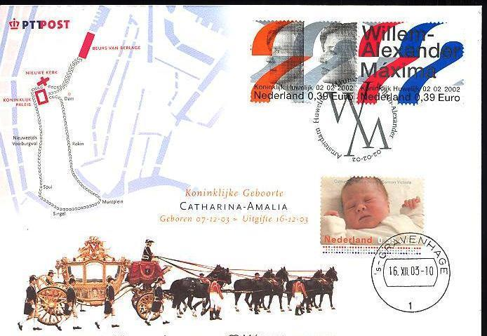 Netherlands - Special Cover - Royalty - Case Reali