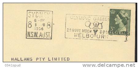 Jeux Olympiques 1956 Melbourne  Australia - Ete 1956: Melbourne