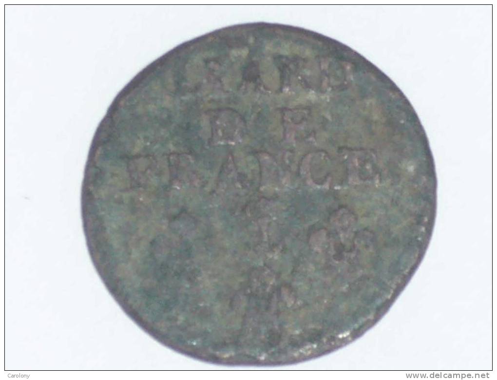 Liard De France 1691 - 1643-1715 Luis XIV El Rey Sol