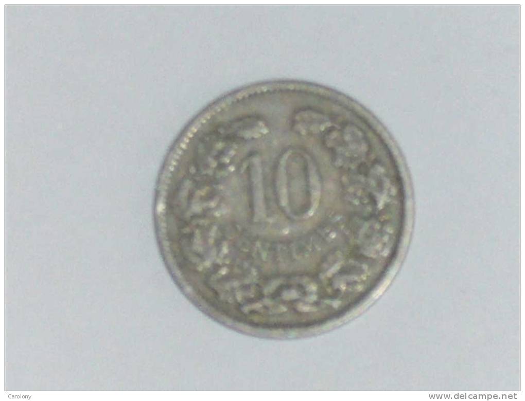 10 Centimes Adolphe Grand Duc De Luxembourg 1901 - Luxembourg