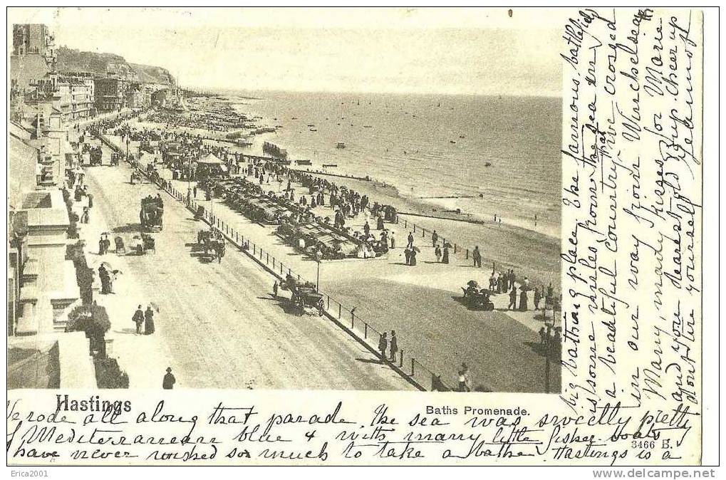 Royaume-Uni.Angleterre.Sussex.Hastings. Baths Promenade. - Hastings