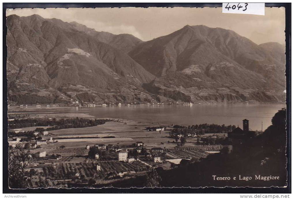 Tenero E Lago Maggiore ; Verso : Colla E Assotigliamento (scan) (4043) - Tenero-Contra