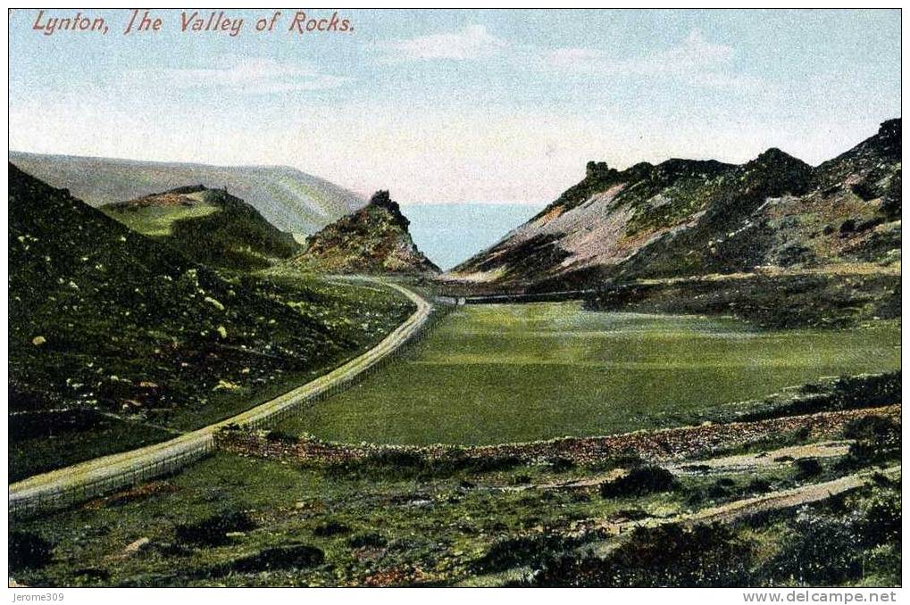 ROYAUME-UNI - LYNTON - CPA - N°200442 - Lynton, The Valley Of Rocks - Lynmouth & Lynton