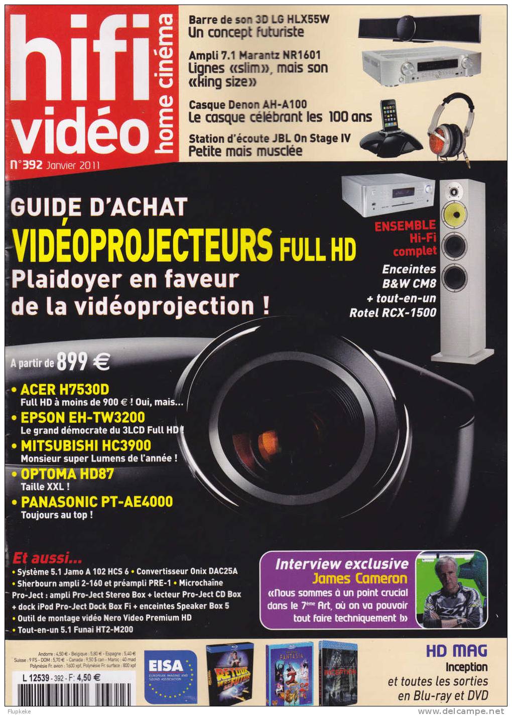 Hifi Vidéo 392 Janvier 2011 - Audio-Video