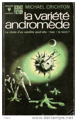 Marabout SCIENCE FICTION : 417 - Michael CRICHTON - LA VARIETE ANDROMEDE - Fantastic