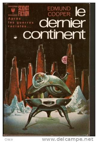 Marabout SCIENCE FICTION : 489 - Edmund COOPER - LE DERNIER CONTINENT - Fantastic