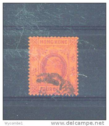 HONG KONG - 1903  Edward VII  4c  FU - Used Stamps