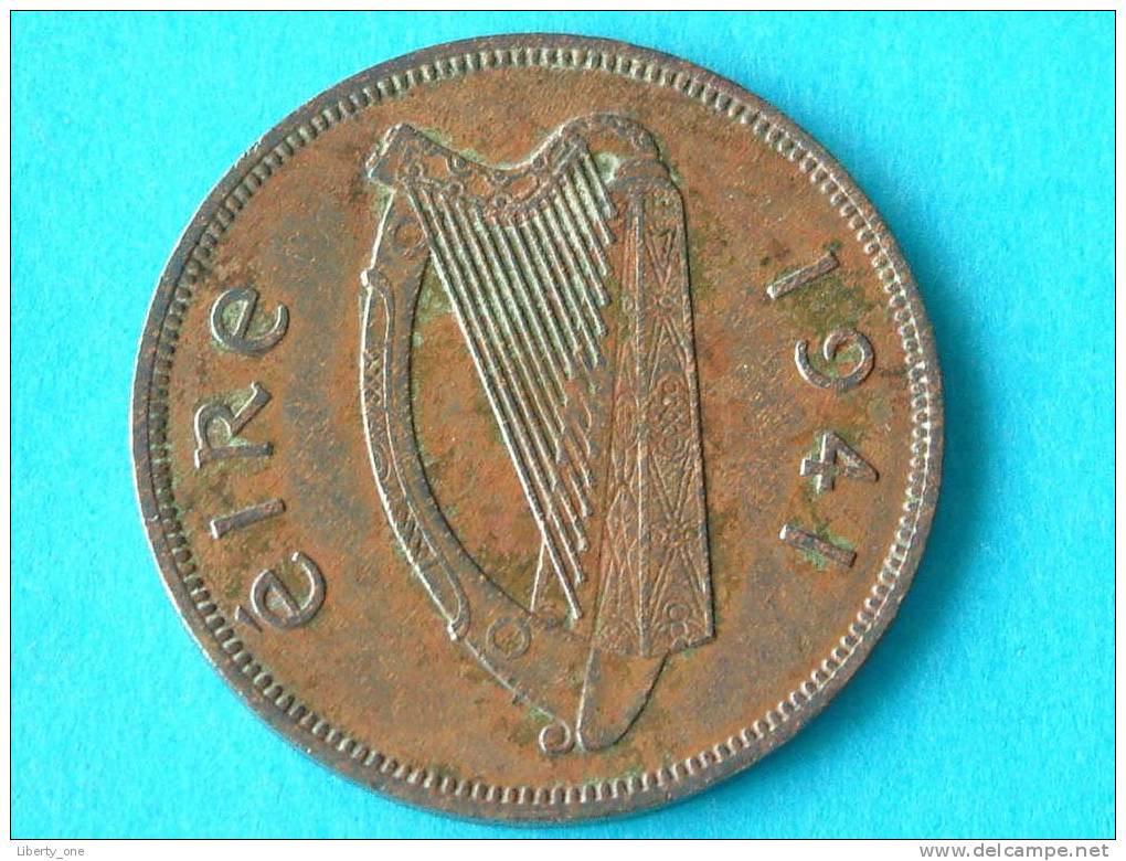 1941 - 1 PENNY - KM 11 ( For Grade, Please See Photo ) ! - Irlande