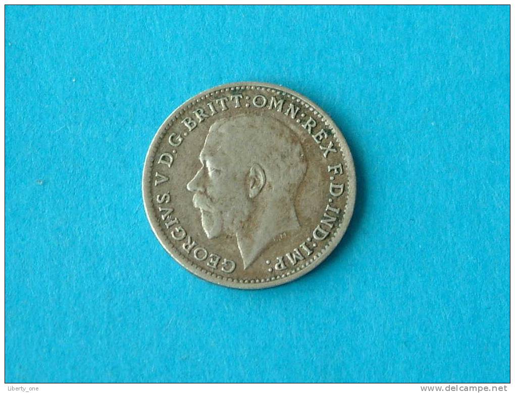 1921 - 3 PENCE - KM 813a ( For Grade, Please See Photo ) ! - F. 3 Pence