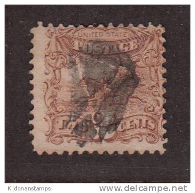 United States 1869, Post Horse And Rider, Used W/grill, Sc# 113 - Oblitérés