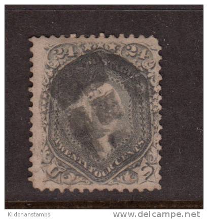 United States 1862, Washington 24c Red Lilac, Used, Sc# 70 - Used Stamps