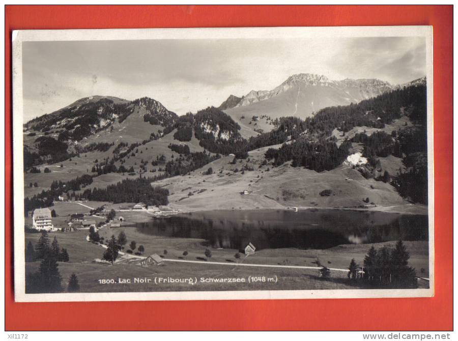 G1140 Lac Noir, Schwarzsee,vue Générale.Cachet 1927.SG 1800 - Autres & Non Classés