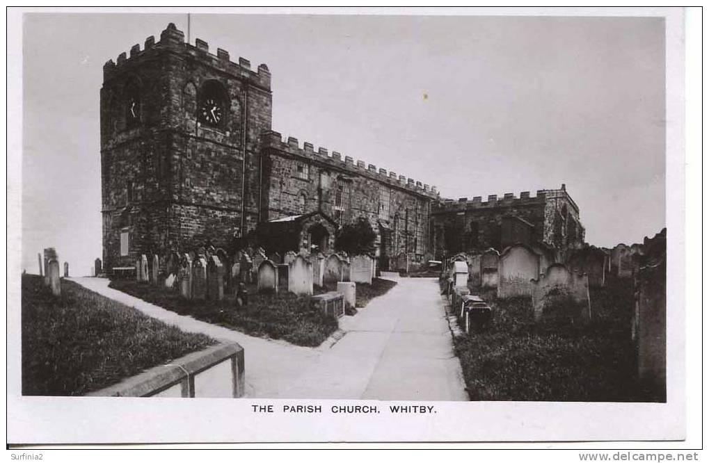 WHITBY - THE PARISH CHURCH RP   Y1390 - Whitby