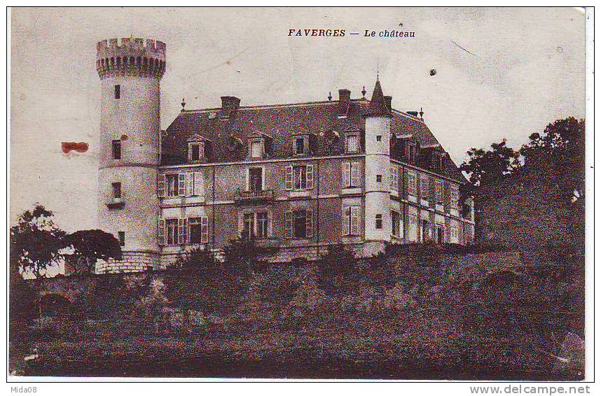 74. FAVERGES . LE CHATEAU. - Faverges