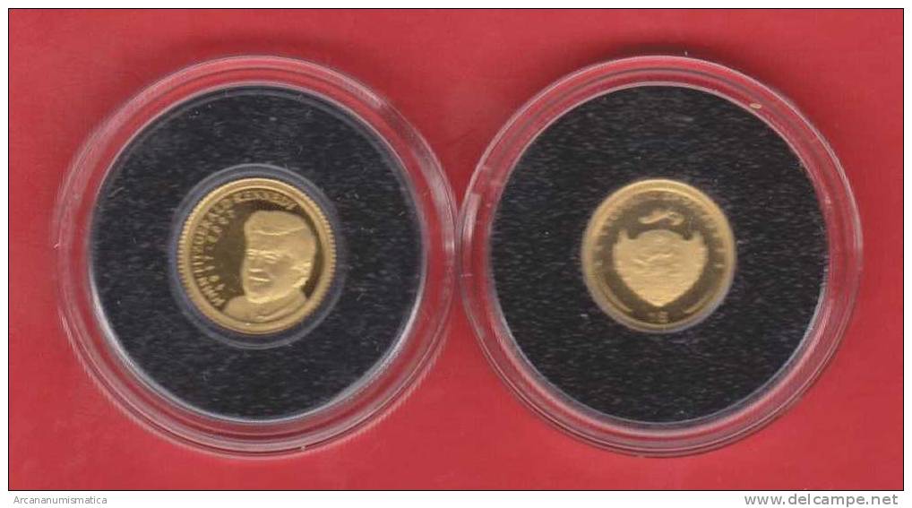 PALAU  1  DOLLAR  2.007   "J.F. KENNEDY"  ORO/GOLD     SC/UNC    DL-9821 - Palau