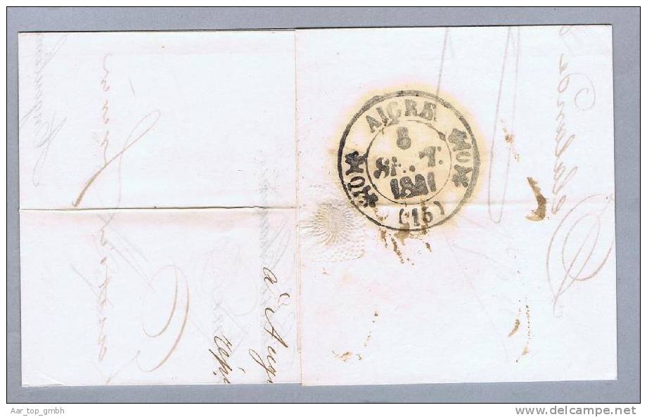 Heimat France (16) Charente ANGOULEMS 1841-09-01 Lettres Après Aigre - Other & Unclassified