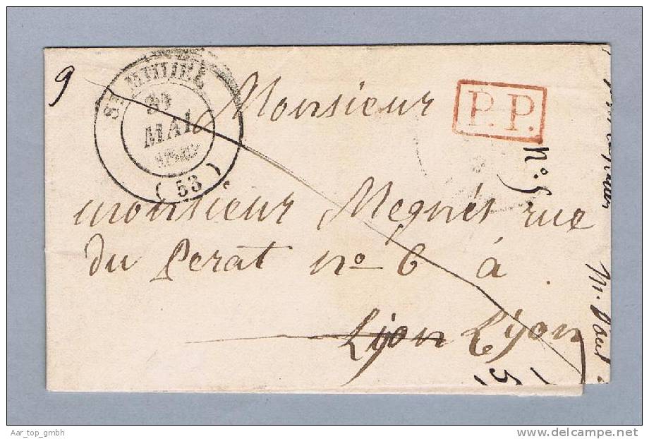 Heimat France (55) Meuse ST.MIHIEL 1842-05-29 Lettres Après Lyon - Other & Unclassified