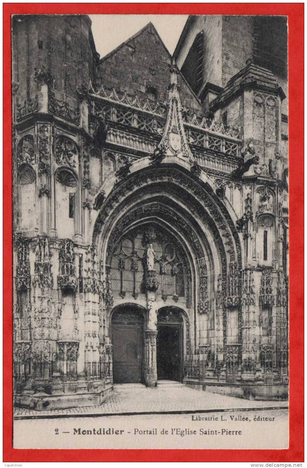 MONTDIDIER - PORTAIL De L´EGLISE SAINT-PIERRE - Carte Vierge - Montdidier