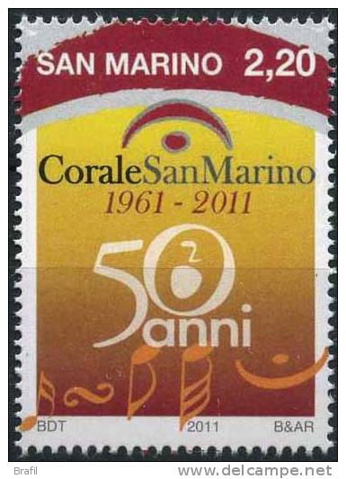 2011, San Marino, Corale Di San Marino , Serie Completa Nuova (**) - Neufs
