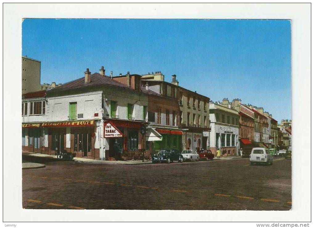 92 - BOURG-LA-REINE - AVENUE LECLERC -  COMMERCES - CAFE, TABAC, POSTES - VOITURES - TRACTION...  CPSM - Bourg La Reine