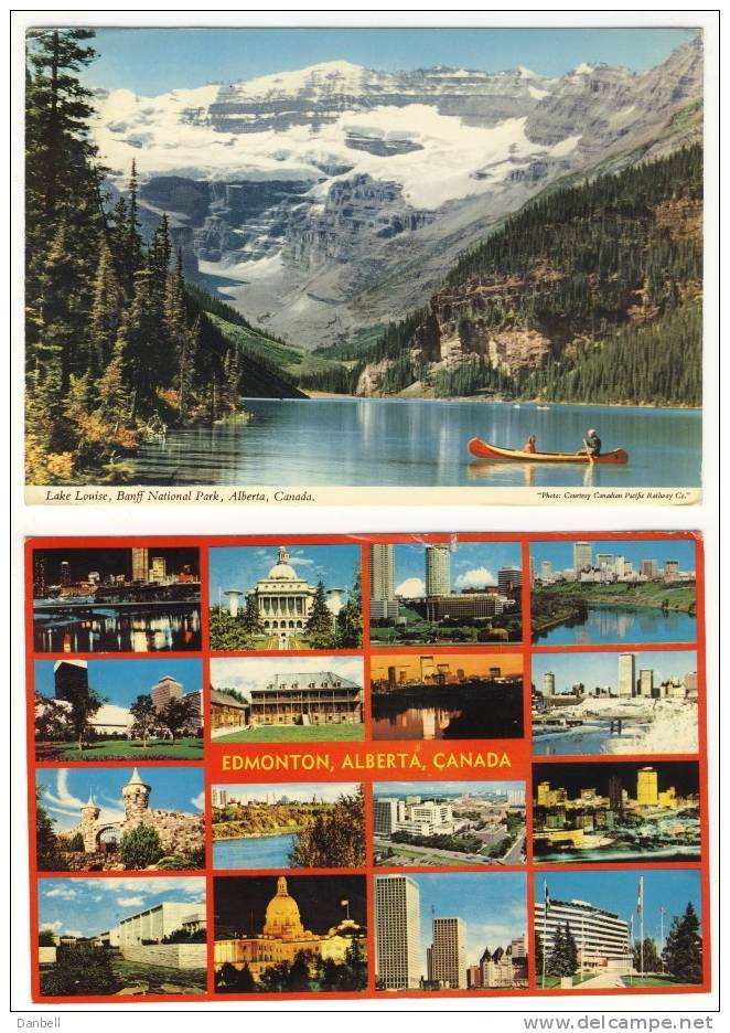 38) CANADA Alberta Edomonton Lotto 2 Cartoline Viaggiate - Edmonton