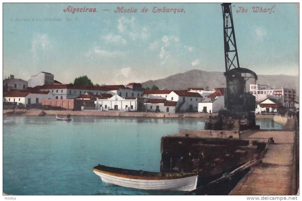 SPAIN ALGECIRAS MUELLE DE EMBARQUE - Cádiz