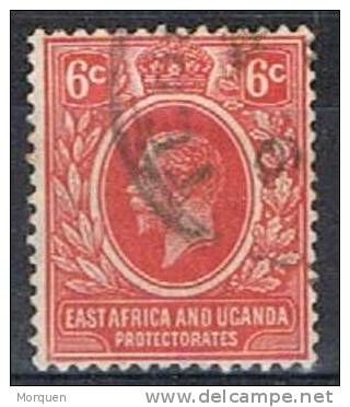 Lote 2 Sellos East Africa Y Uganda, Colonia Britanica , Yvert Num 126, 135 º - East Africa & Uganda Protectorates